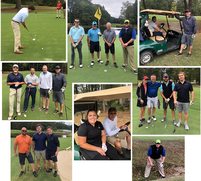 Images from LeChase southeast employee golf tournment