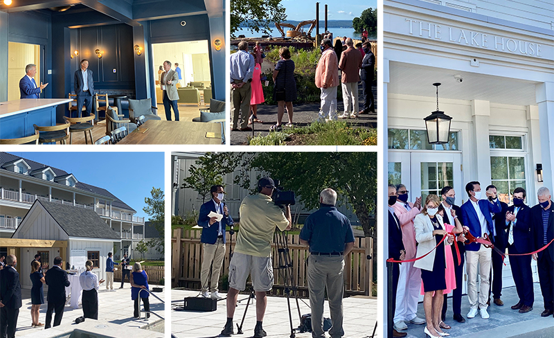 images from The Lake House ribbon cutting
