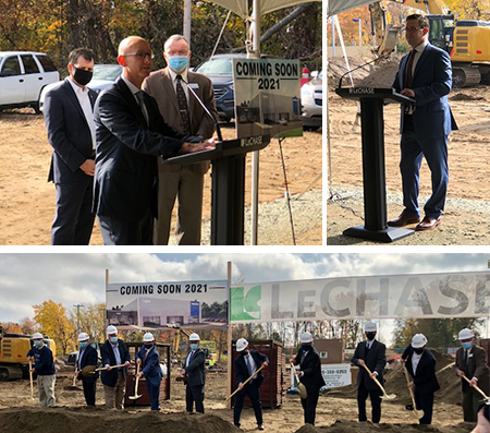 Images from the October 23, 2020 groundbreaking for Capital Luxury Cars' new Volvo dealership